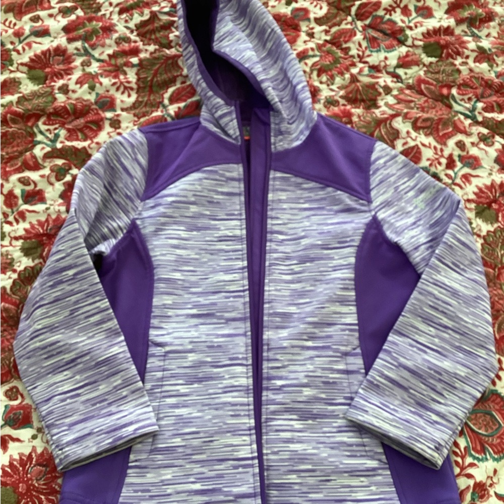 Free Country Purple Striped Kids Raincoat ( NWOT) - Picture 2 of 14